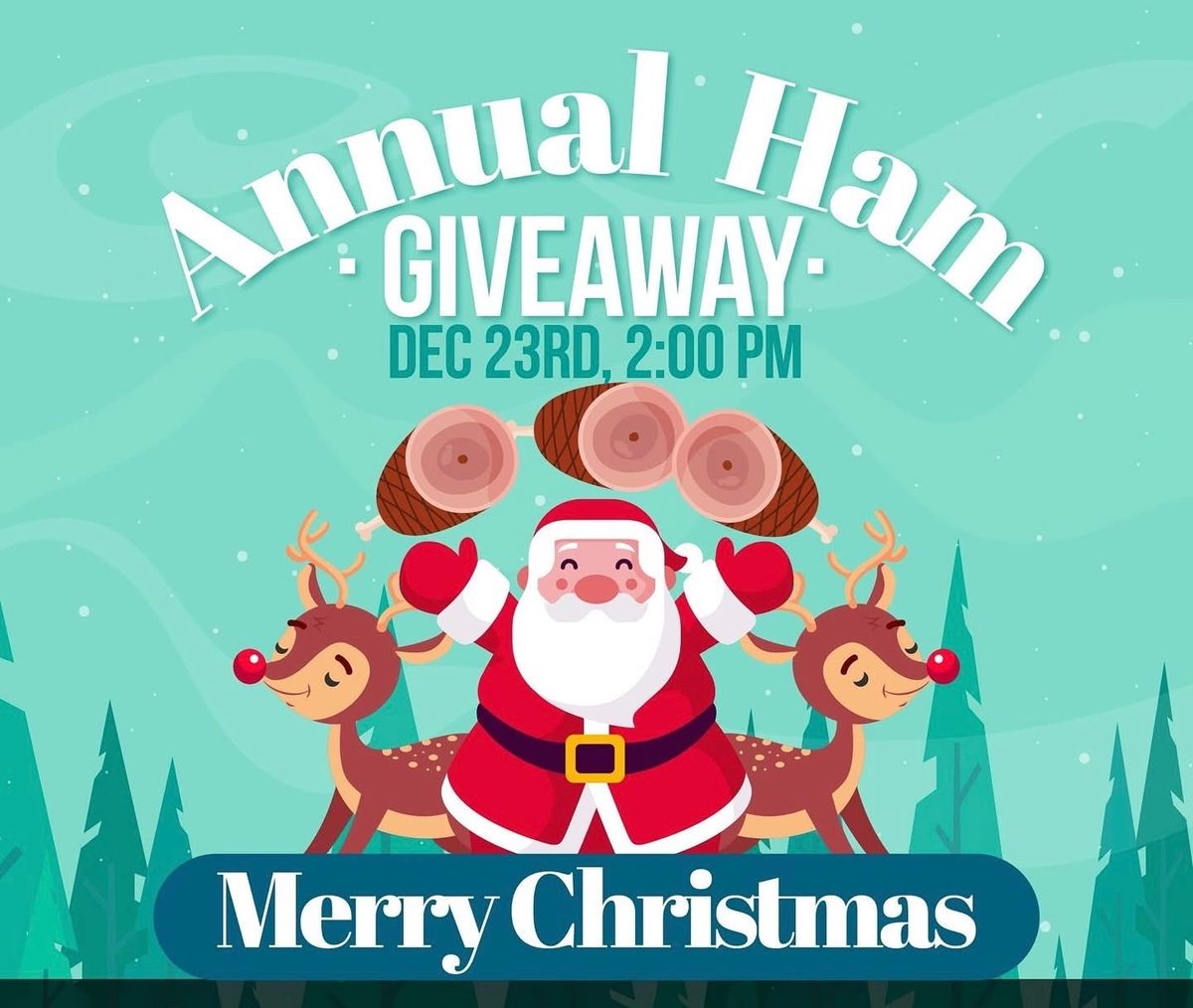 2024 Christmas Ham giveaway \ud83c\udf84