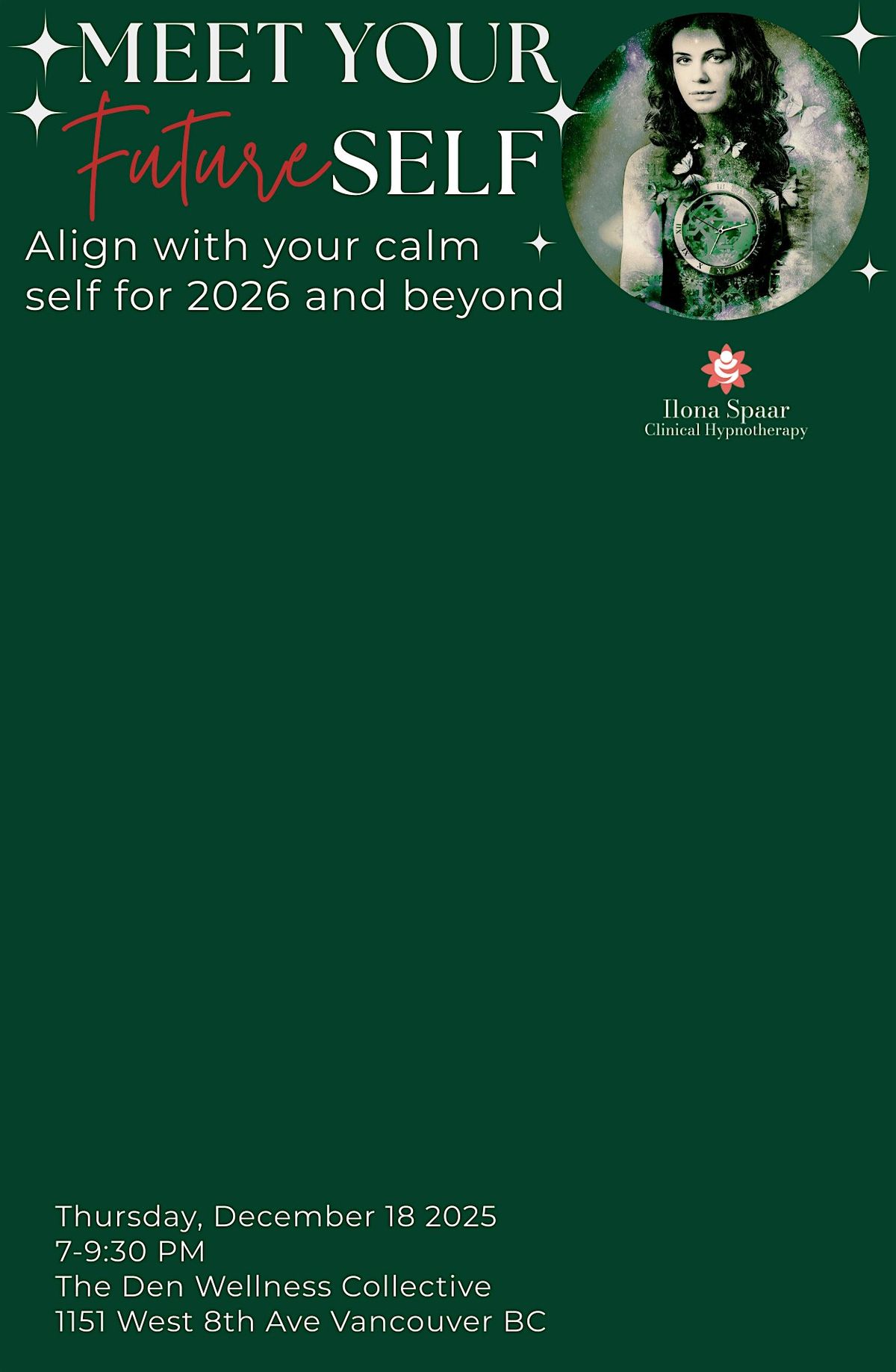 Meet Your Future Self:  A unique group hypnosis session for inner strength