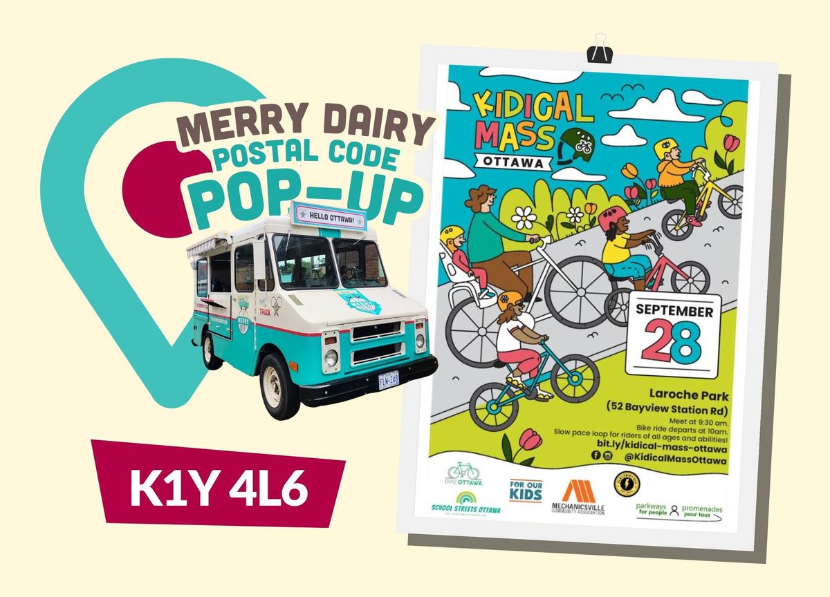 The Merry Dairy Truck @ Kidical Mass - Laroche Park (K1Y4L6)