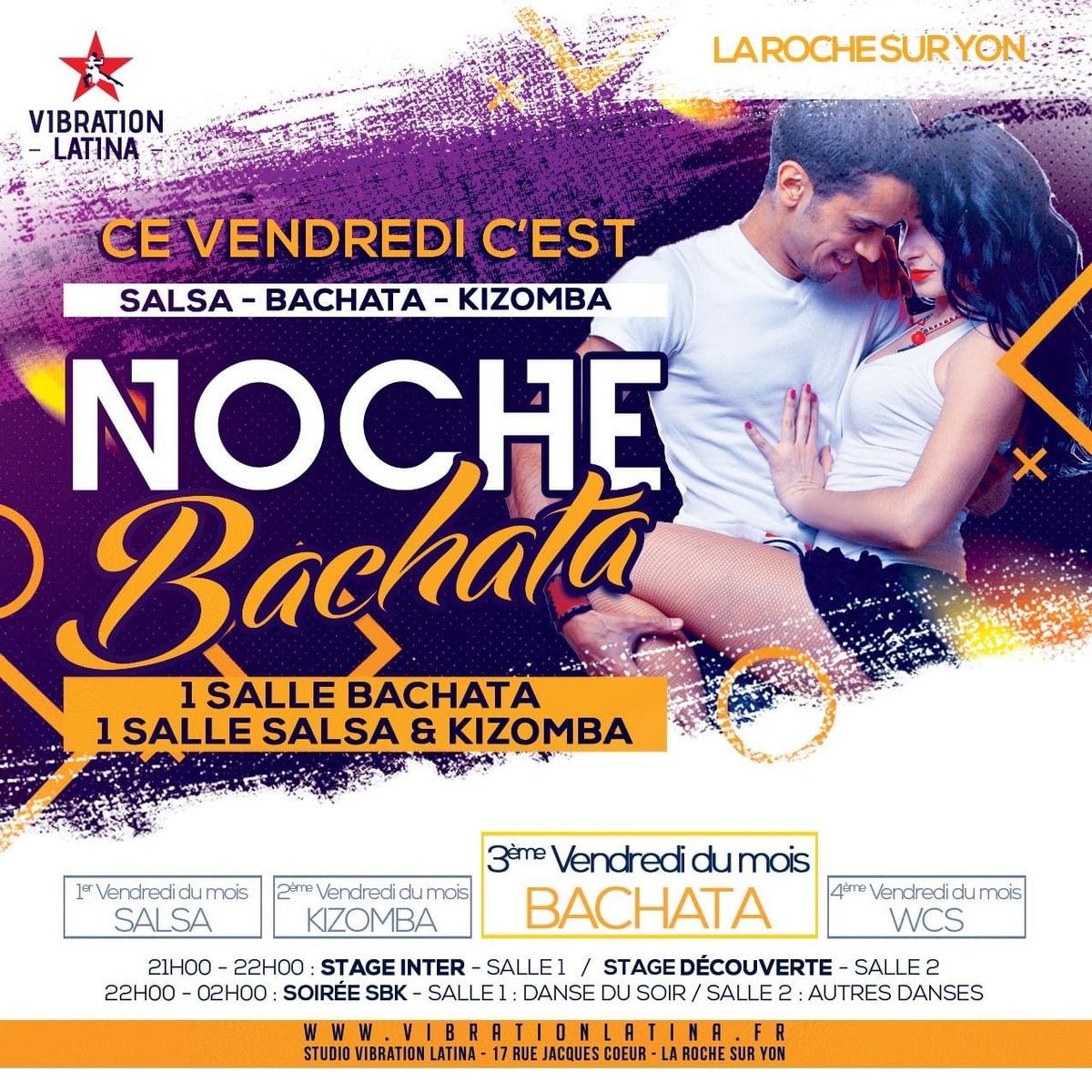 NOCHE BACHATA - 3 SALLES 3 AMBIANCES