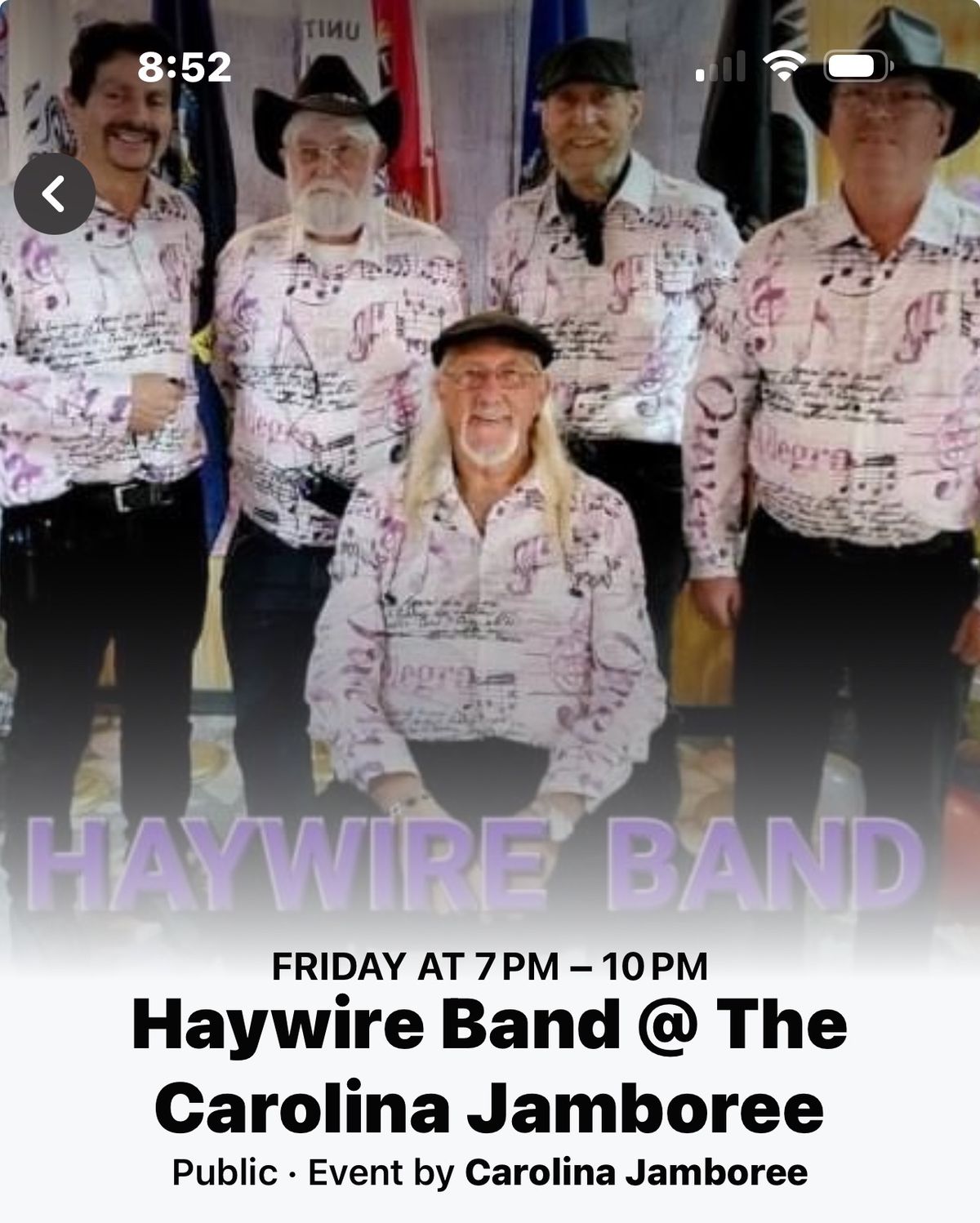 Haywire at the Carolina Jamboree