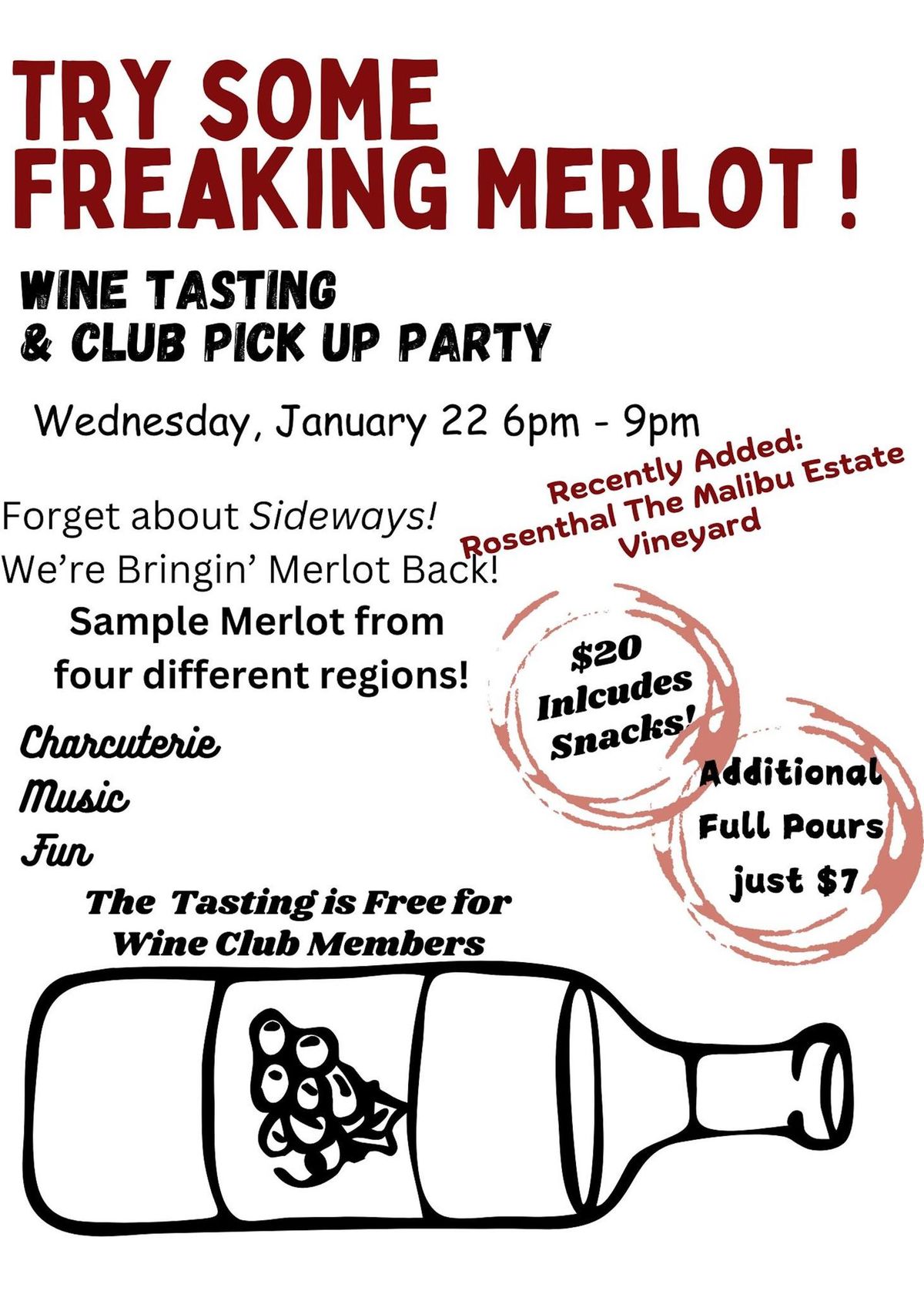 Try some F%$#@ Merlot! Wine Tasting !