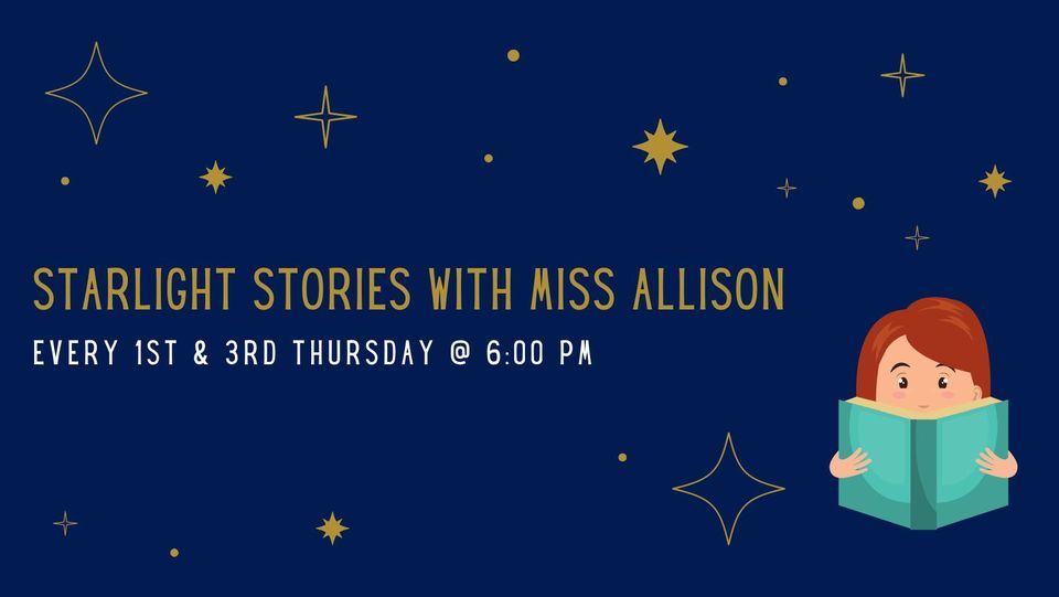 Starlight Stories with Miss Allison, Haltom City Public Library, 1