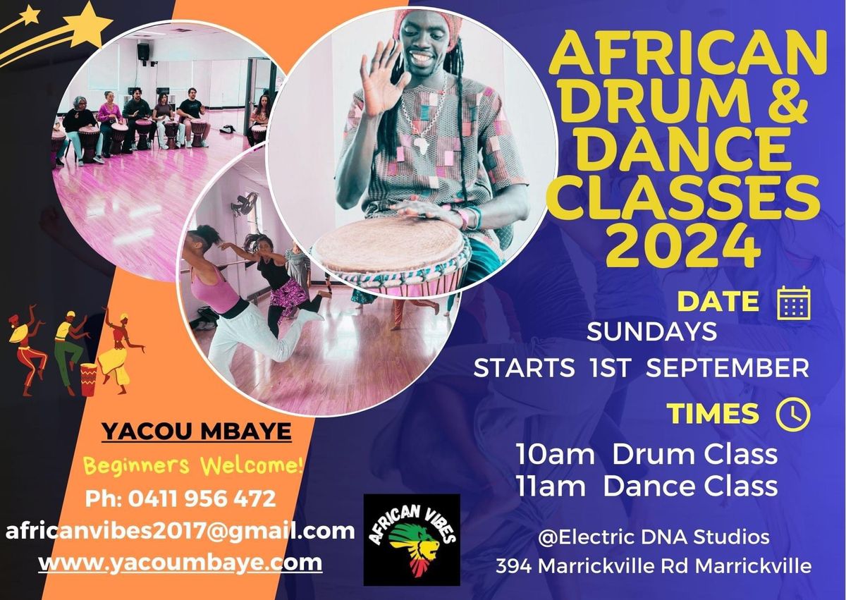 African Vibes Sunday Drum & Dance Classes