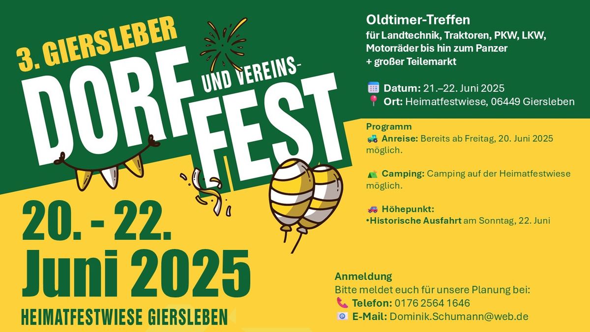 3. Dorf- und Vereinsfest