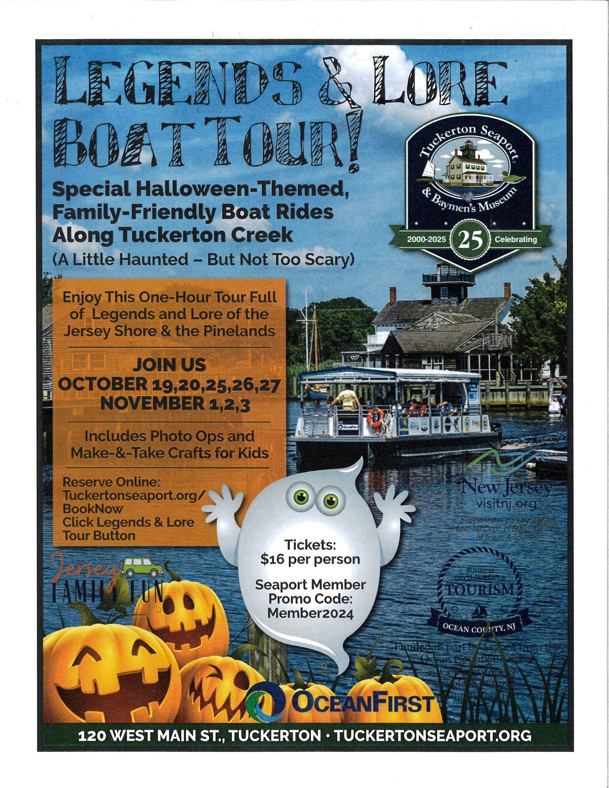 Legends & Lore Boat Tours!