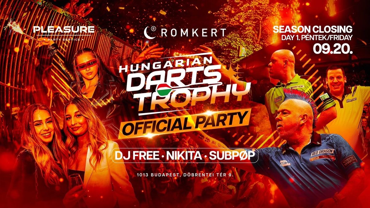 ROMKERT \u2022 HUNGARIAN DARTS TROPHY Official Party \u2022 09.20.