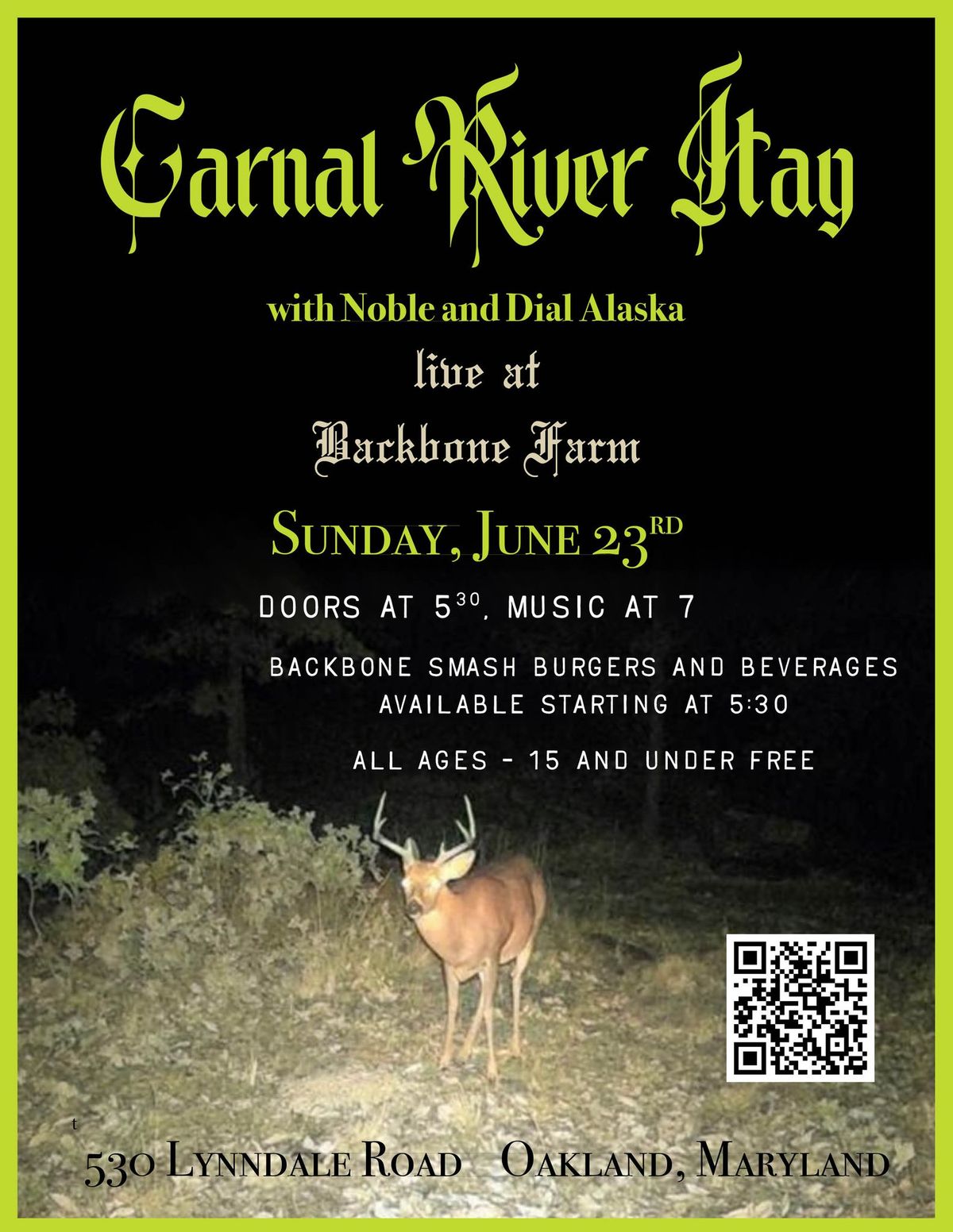 Carnal River Hag Live at Backbone Farm
