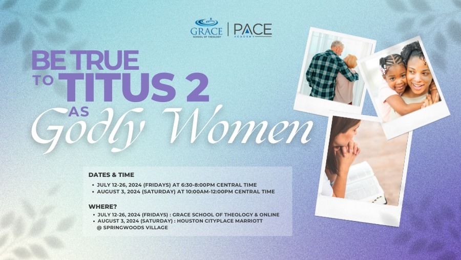 Lesson 4 BRUNCH: The Charge of a Titus 2 Woman