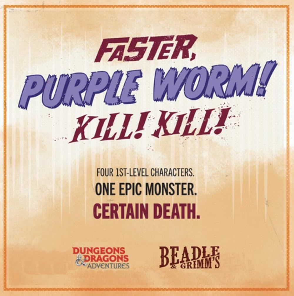 Faster  Purple Worm! K*ll! K*ll!