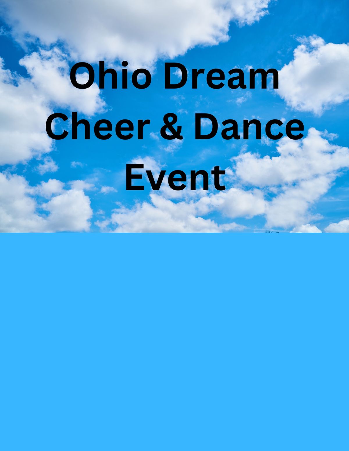 Ohio Dream Cheer and Dance Registration 