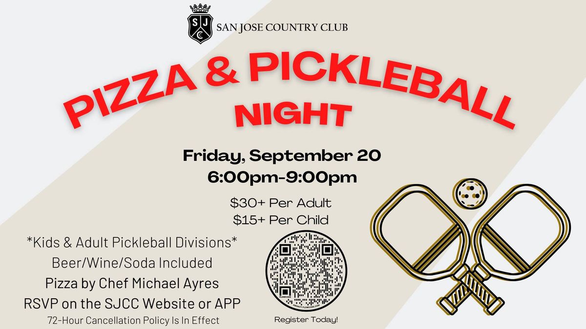 Pizza & Pickleball Family Night