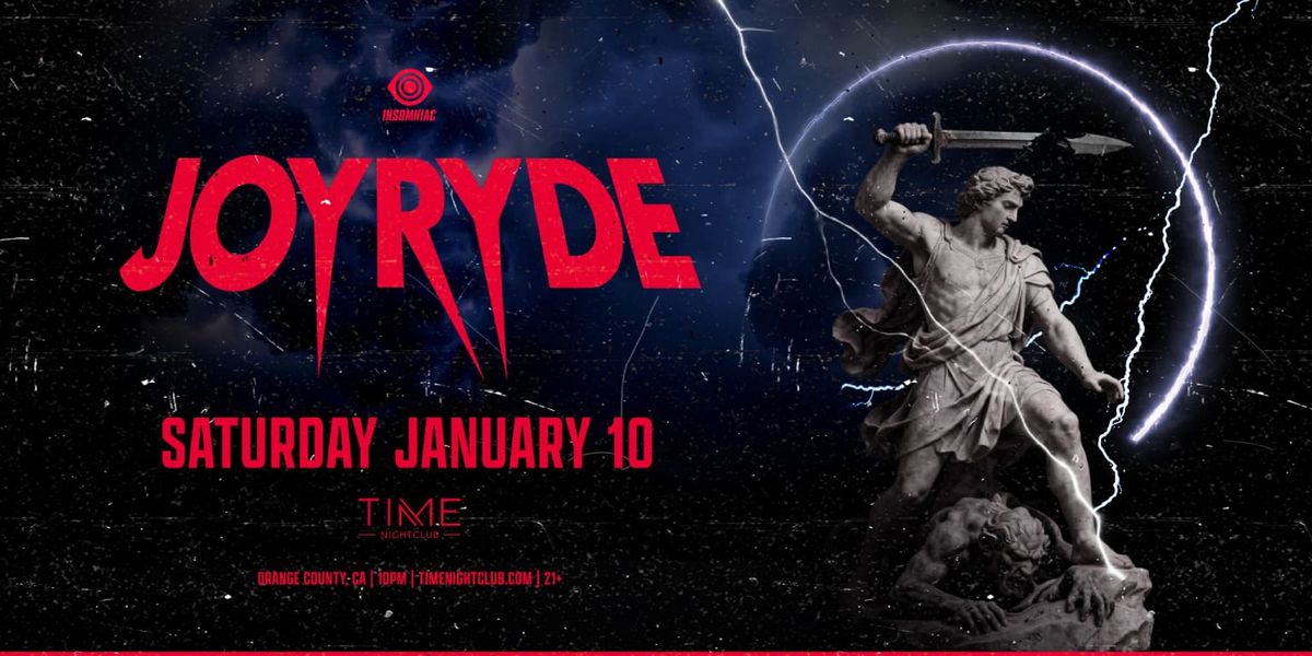 JOYRYDE at Academy Nightclub - Los Angeles