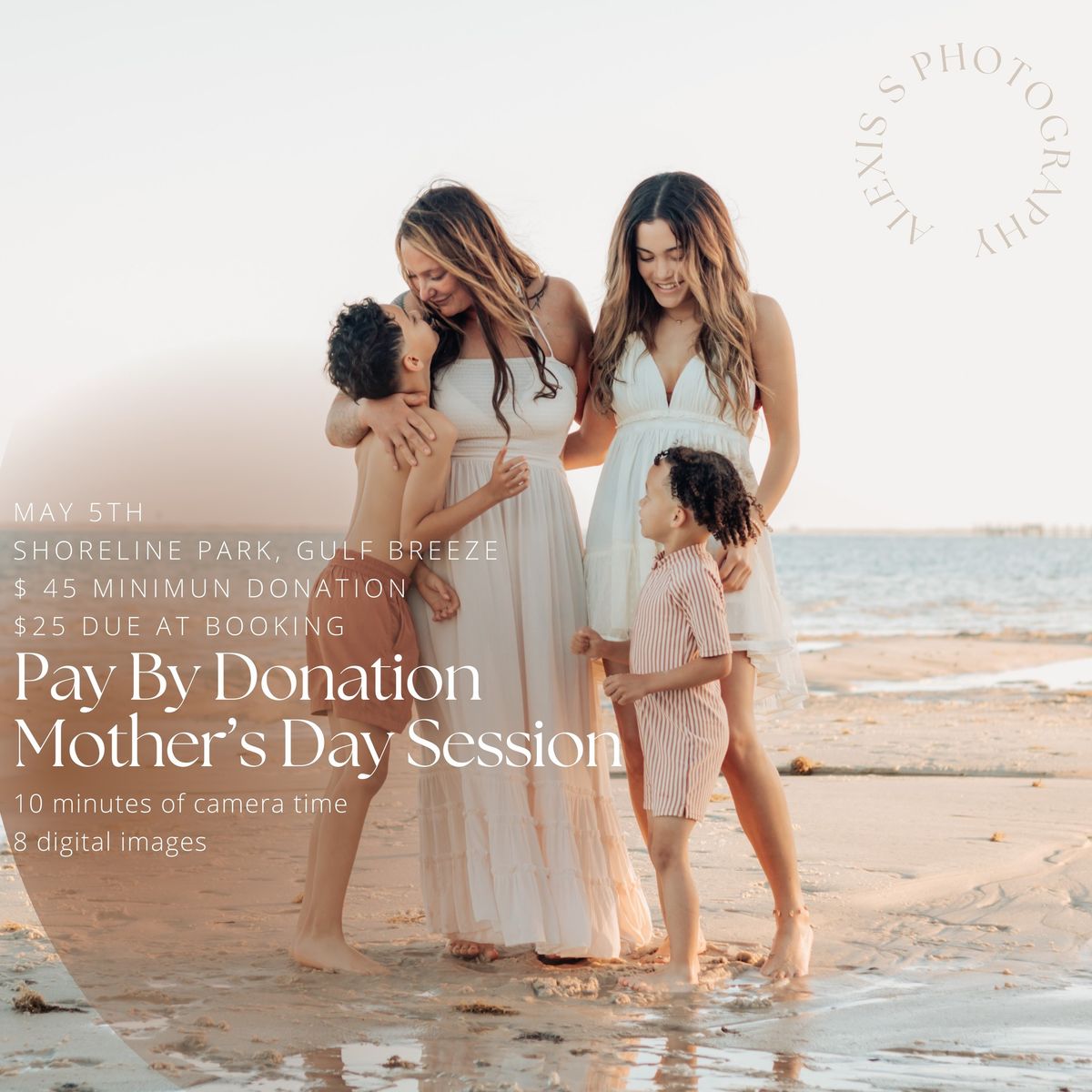 Pay by Donation Mini Session for Mother\u2019s Day 