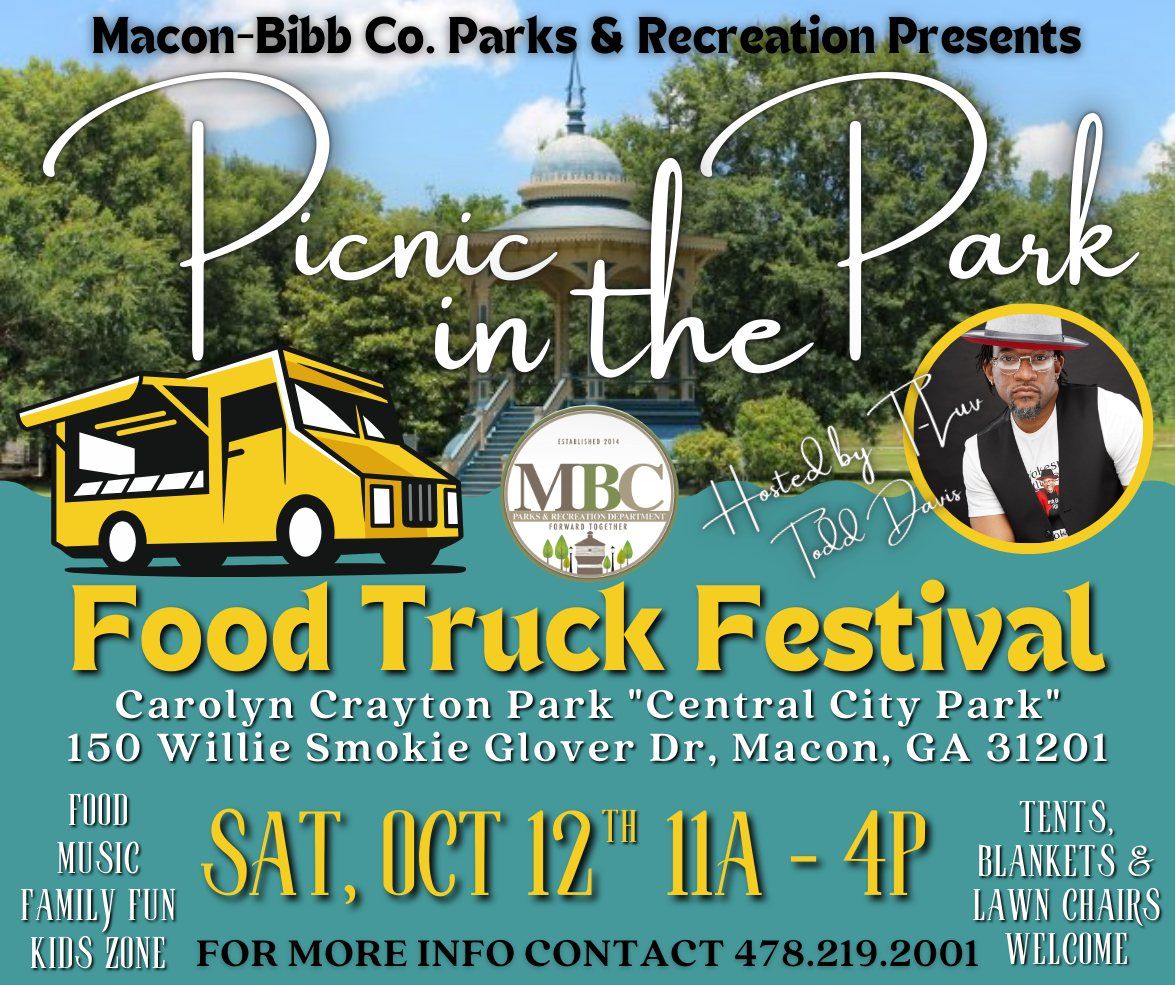 Oct 12- Picnic in the Park (Food Truck Festival)