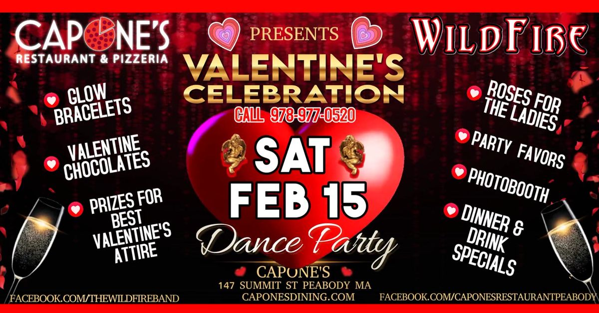 SPECIAL EVENT - Valentine's Bash - WildFire at Capone's - Sat, Feb 15