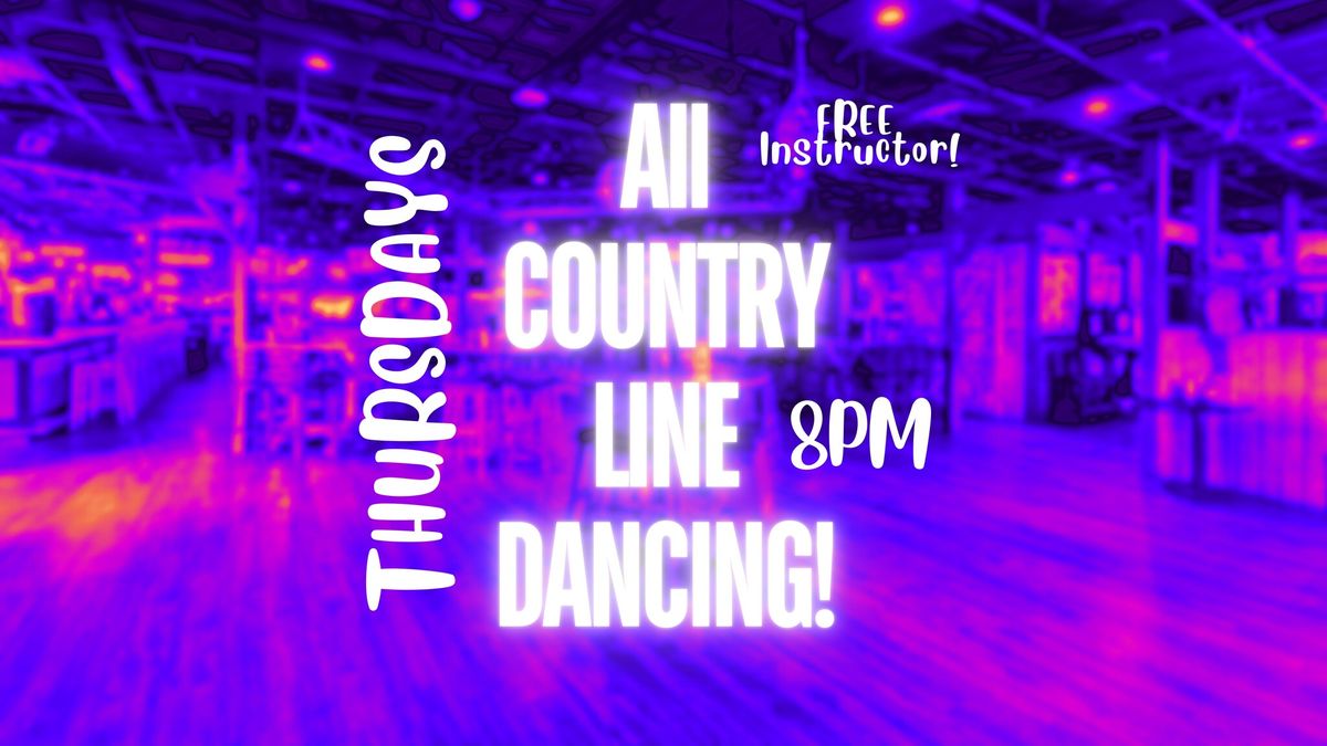 Kick Up Your Heels with Line Dancing Every Thursday! 