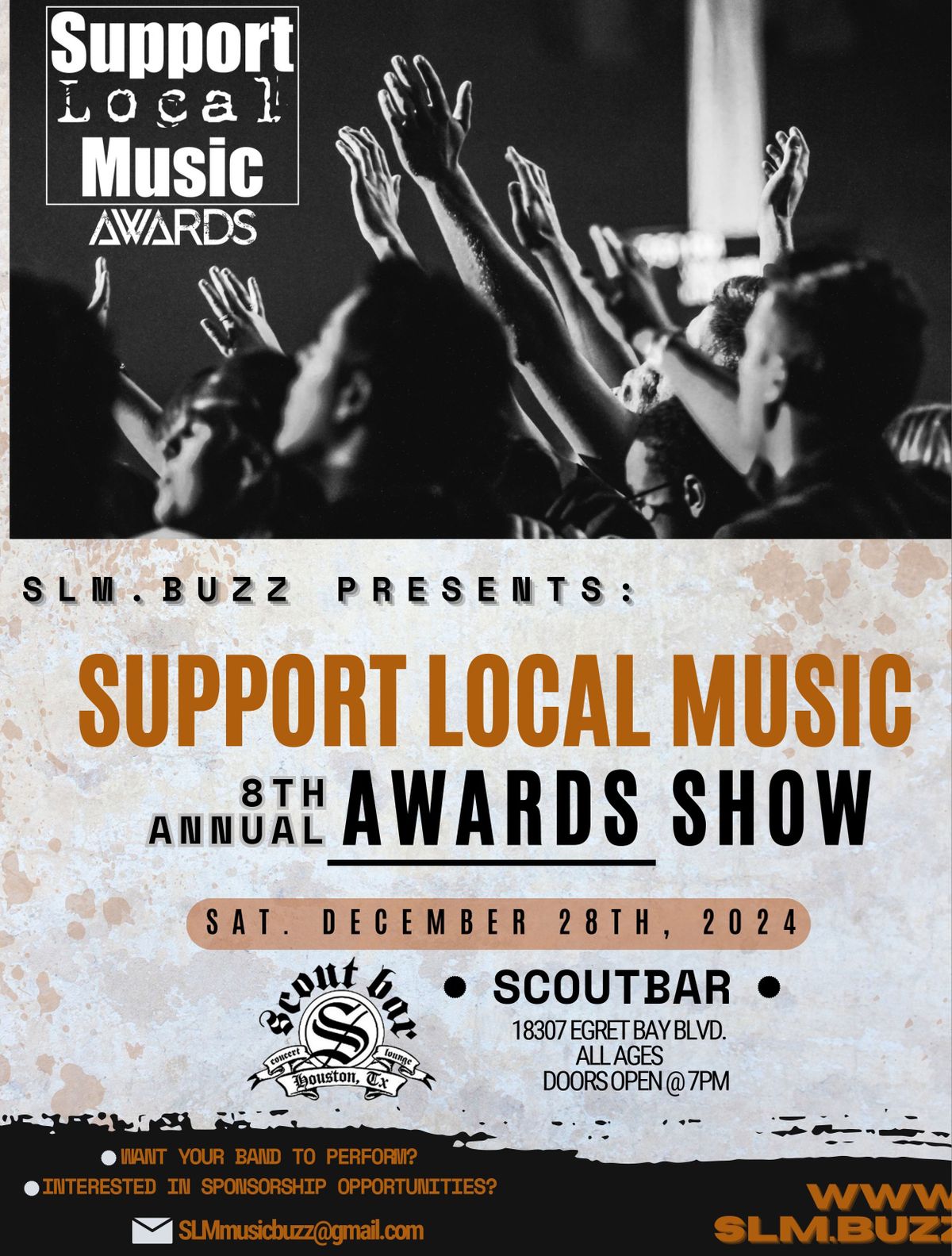 SLM.BUZZ presents Support Local Music 8th Annual Awards Show