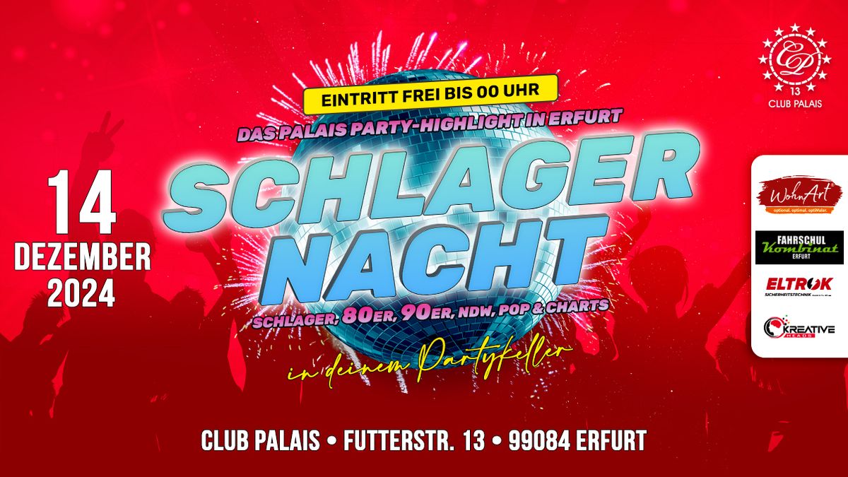 14.12. \u2605 Schlagernacht \u2605 im Club Palais 