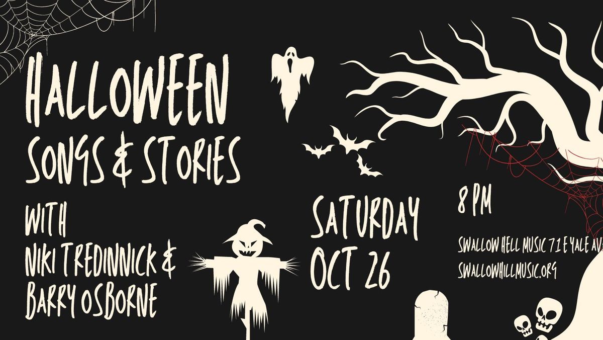 Halloween Songs & Stories with Niki Tredinnick and Barry Osborne