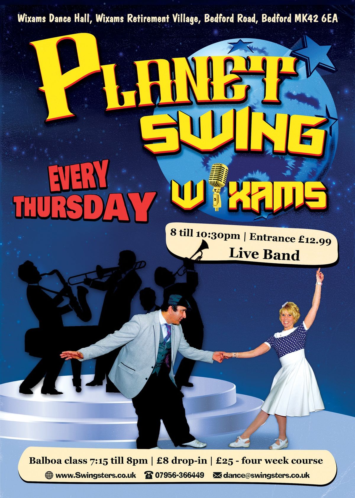 Swingsters Planet Swing Live Music & Balboa Class