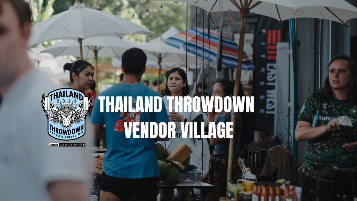 Thailand Throwdown Vendor Village 2025