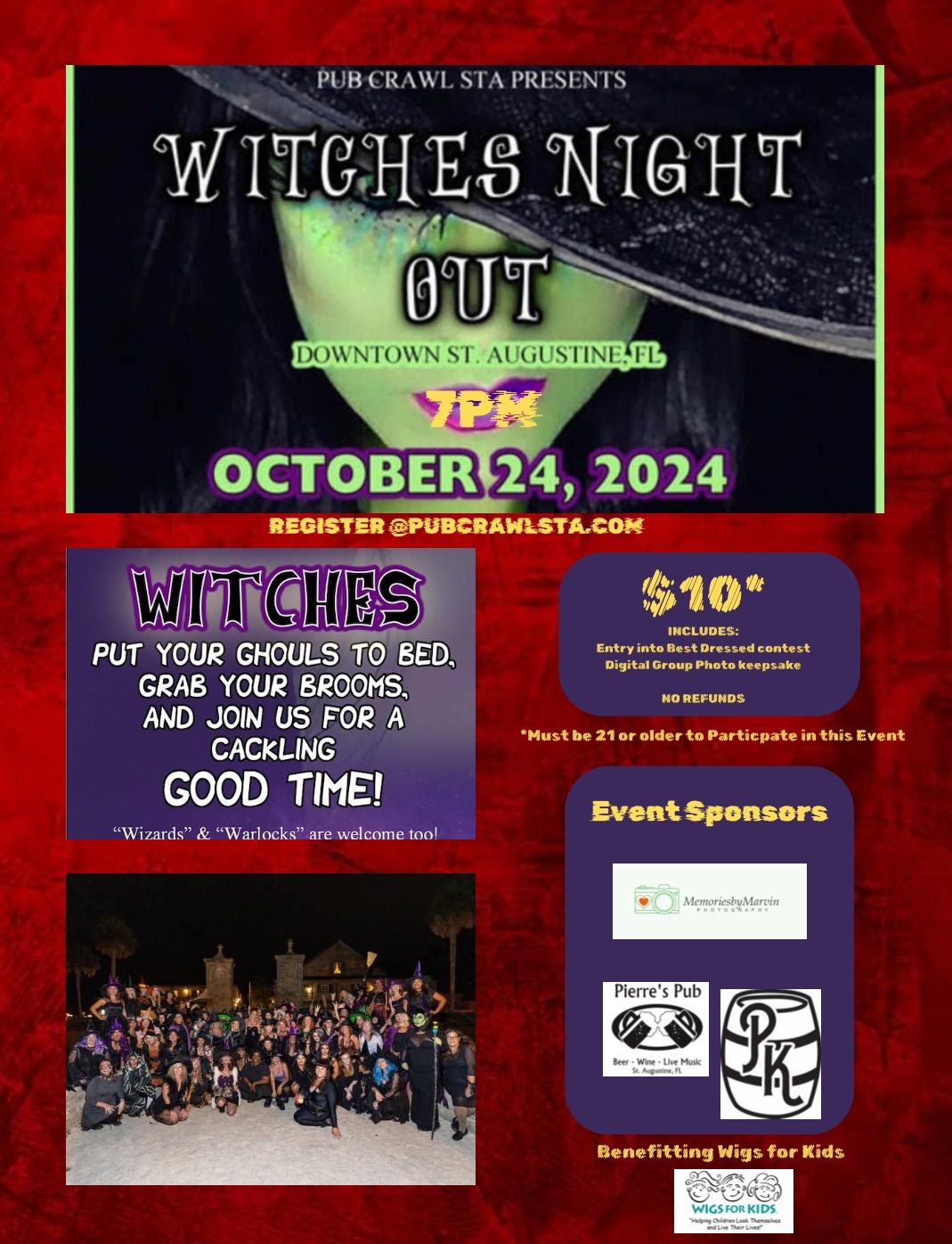 Witches Night Out V! Let\u2019s make this one our biggest one yet! 