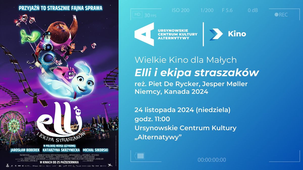 Wielki Kino dla Ma\u0142ych | \ud83c\udfac\u201eElli i ekipa straszak\u00f3w\u201d | re\u017c. Piet De Rycker, Jesper M\u00f8ller