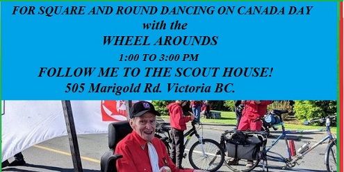 Victoria British Columbia Square Dance on Canada Day with the Wheel-Arounds
