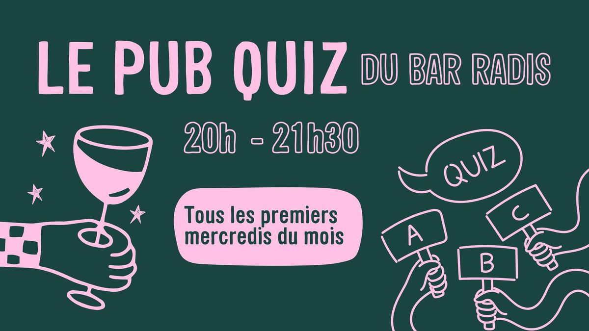 Le Pub Quiz du Bar Radis 