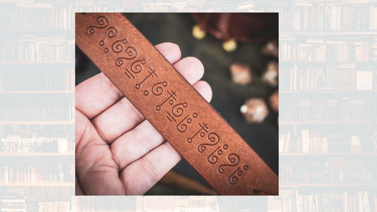 Custom Stamped Leather Bookmarks with Tandy Leather