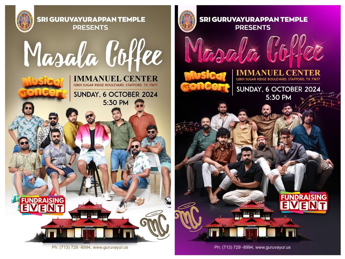 Masala Coffee - Musical Concert (Fund Raising Event)