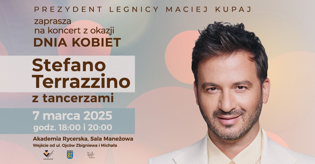 Stefano Terrazzino z tancerzami - koncert na Dzie\u0144 Kobiet