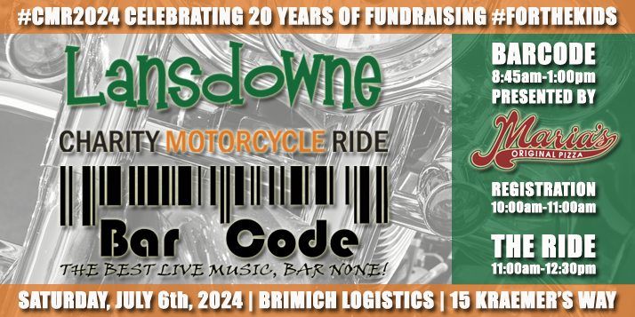 BarCode @ Lansdowne Charity Motorcycle Ride 