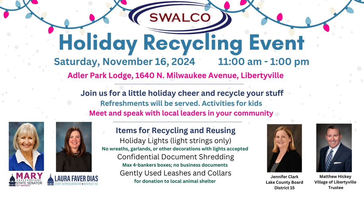 Holiday Recycling Event 