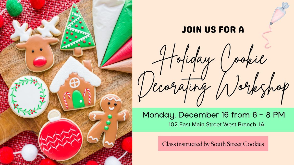 Holiday Cookie Decorating Workshop