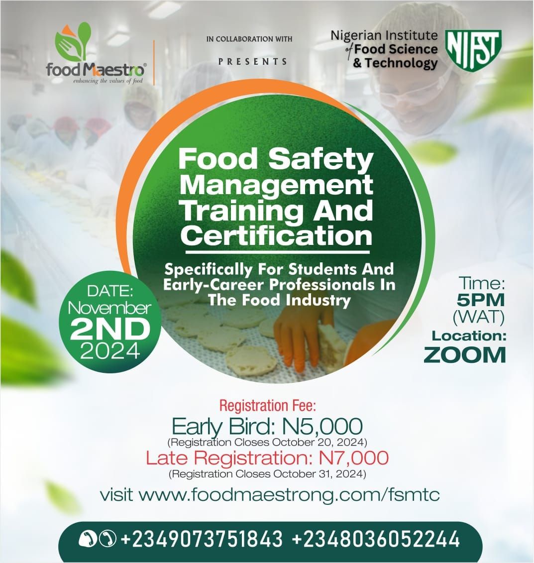 Food Safety Management Training