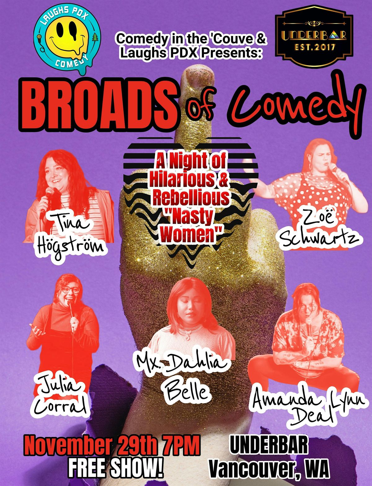 BROADS Of Comedy At UnderBar