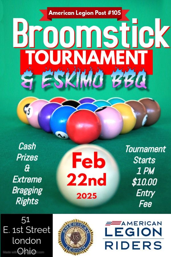 American Legion Riders Broomstick Tournament & Eskimo BBQ