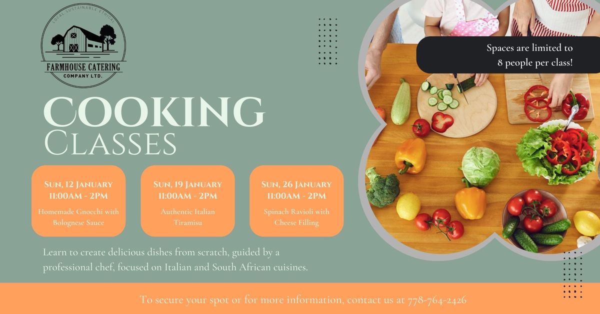 Farmhouse Cooking Classes