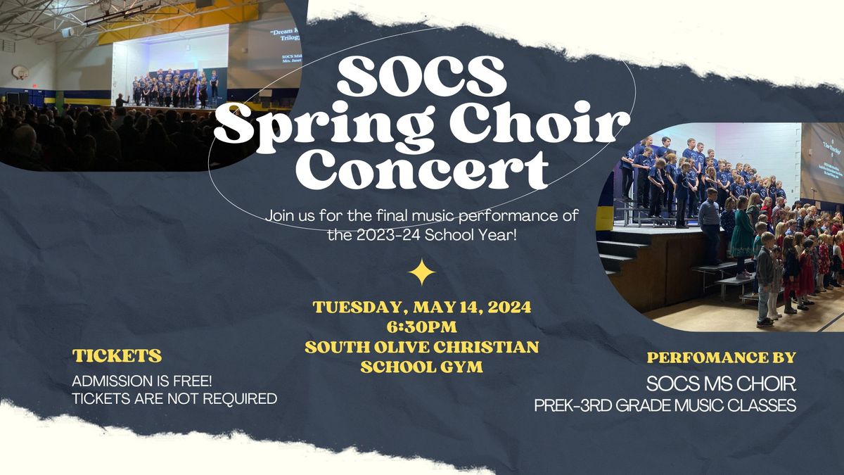SOCS Spring Choir Concert