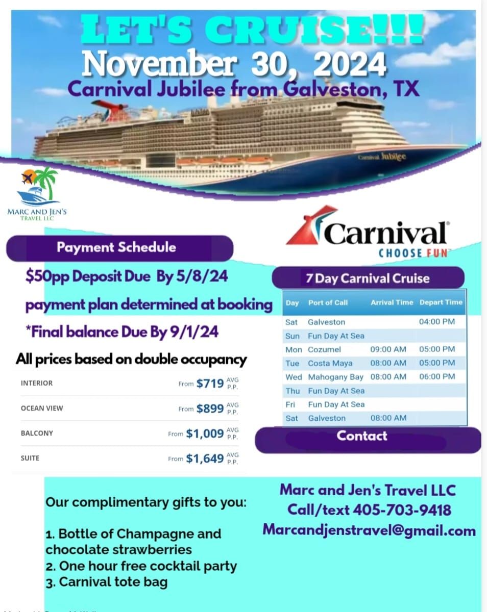 Carnival Jubilee Cruise 