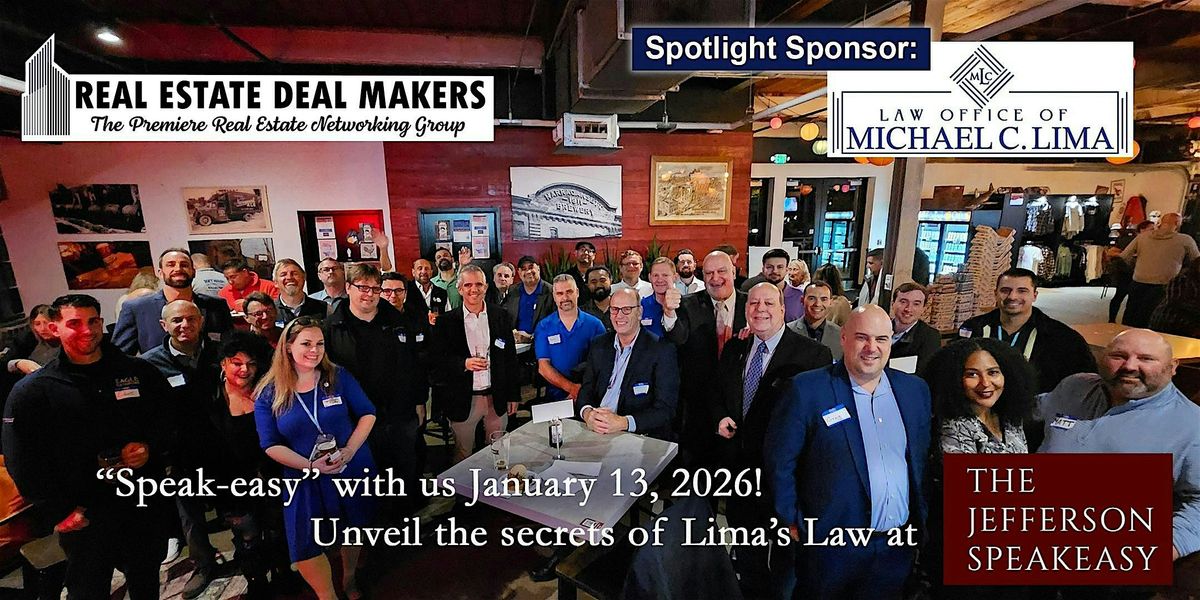Speak Easy with Lima Law @ our January Real Estate Deal Makers event