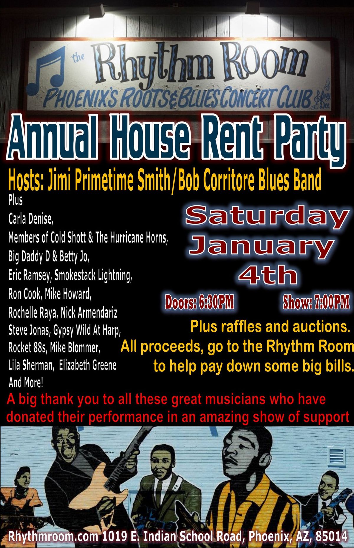 Annual House Rent Party