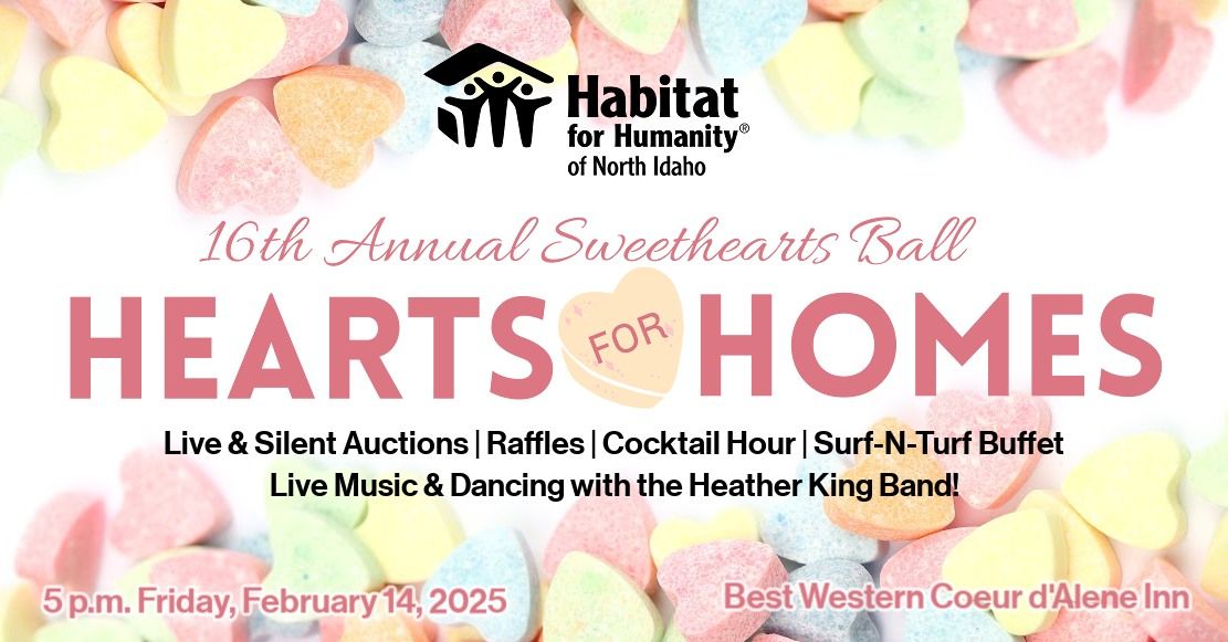 16th Annual Sweethearts Ball - Hearts For Homes 