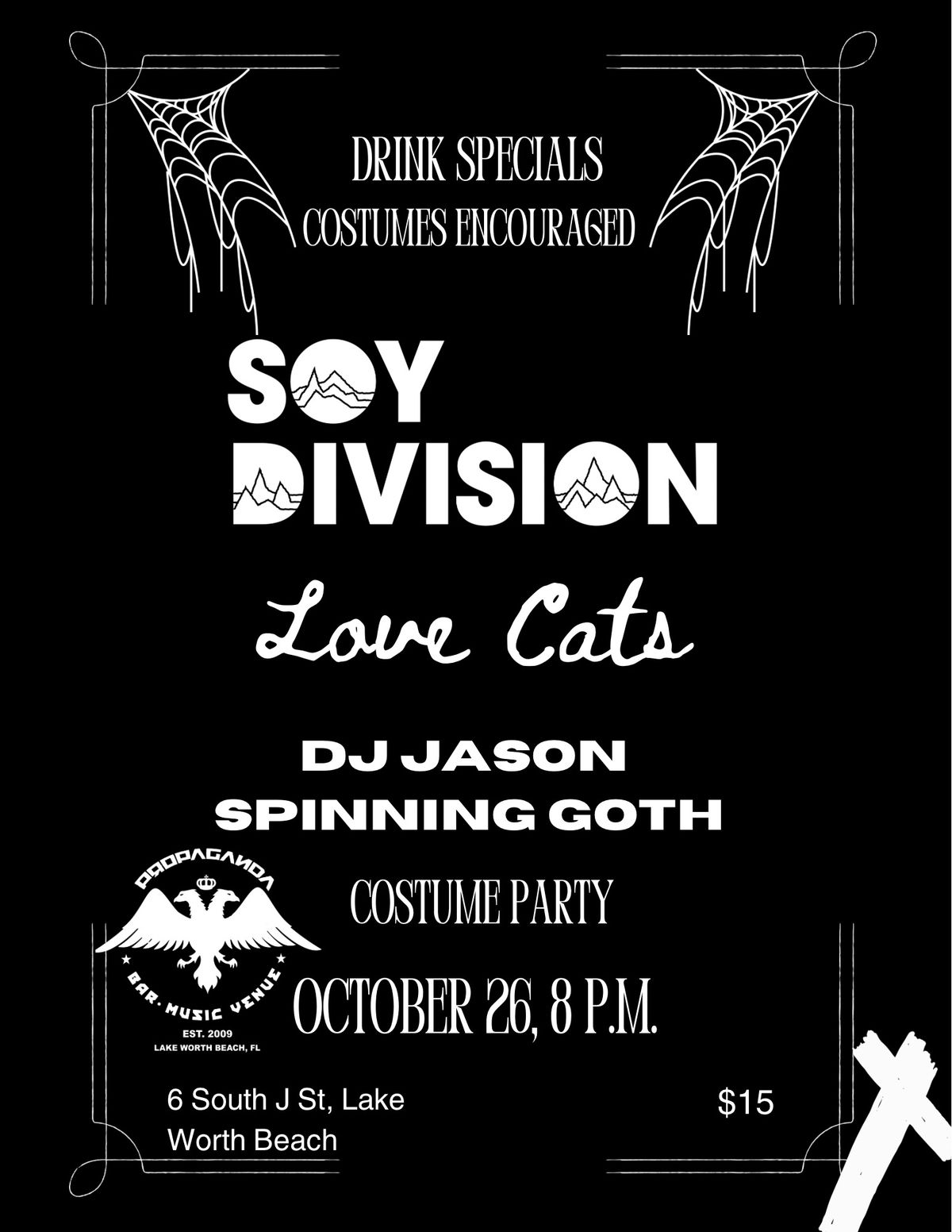 Soy Division, Love Cats , DJ Jason