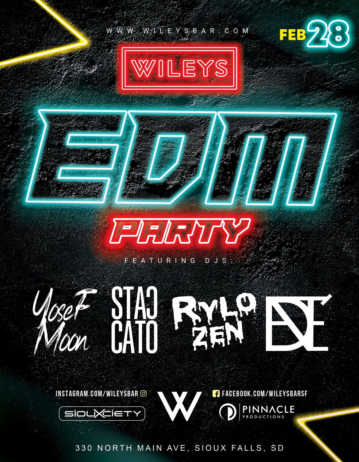 EDM Show at Wileys Featuring Yosefmoon and friends!