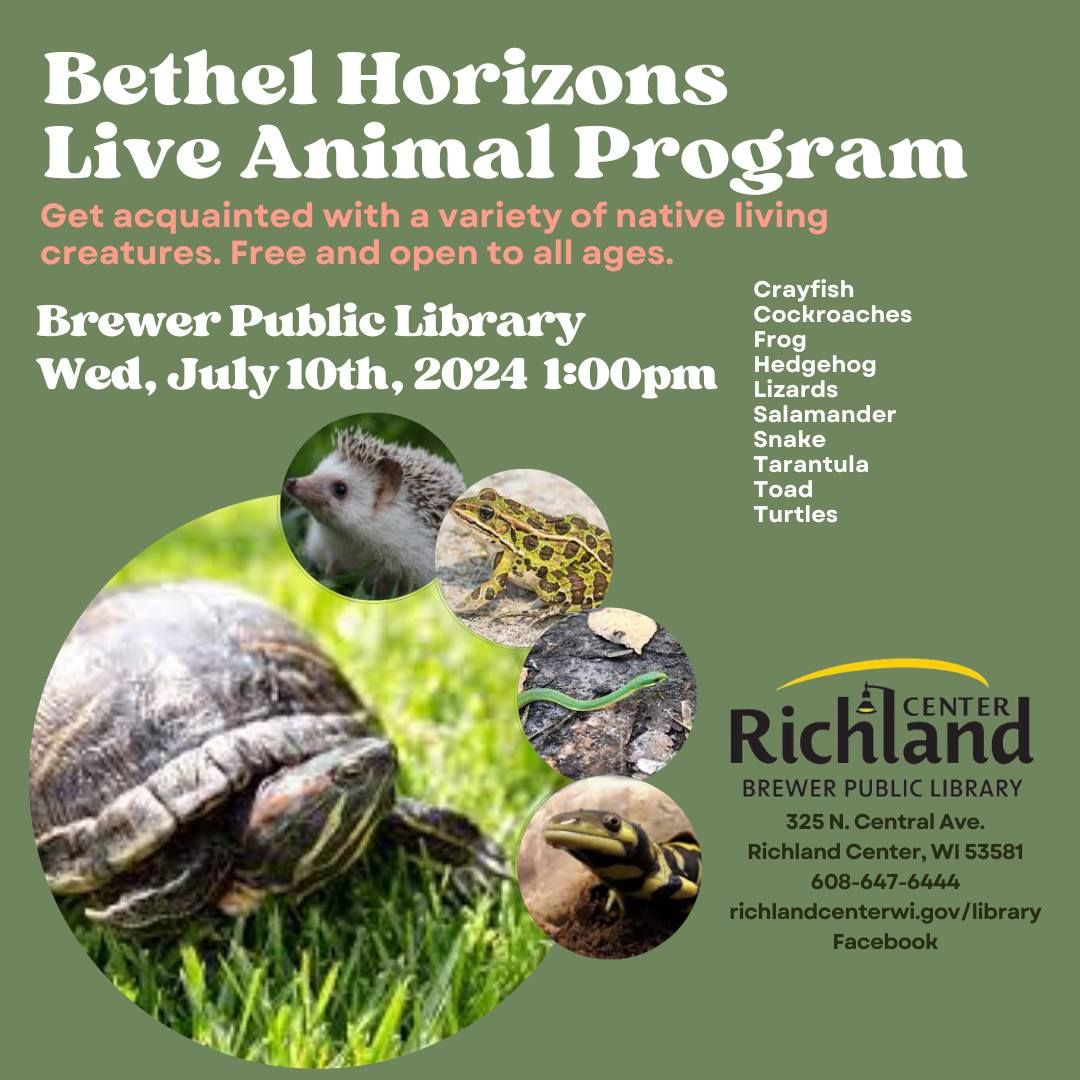 Bethel Horizons Live Animal Program