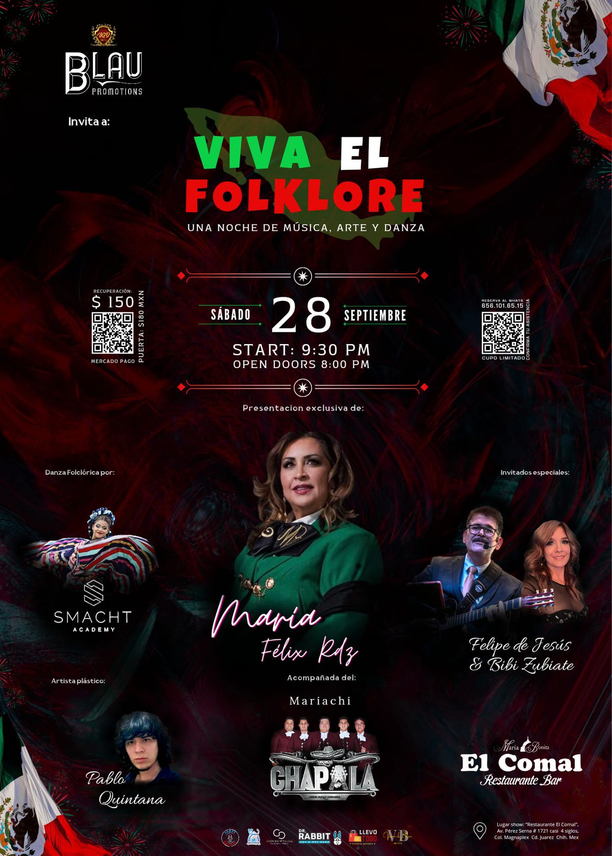 VIVA EL FOLKLORE, Mariachi, Arte y Danza