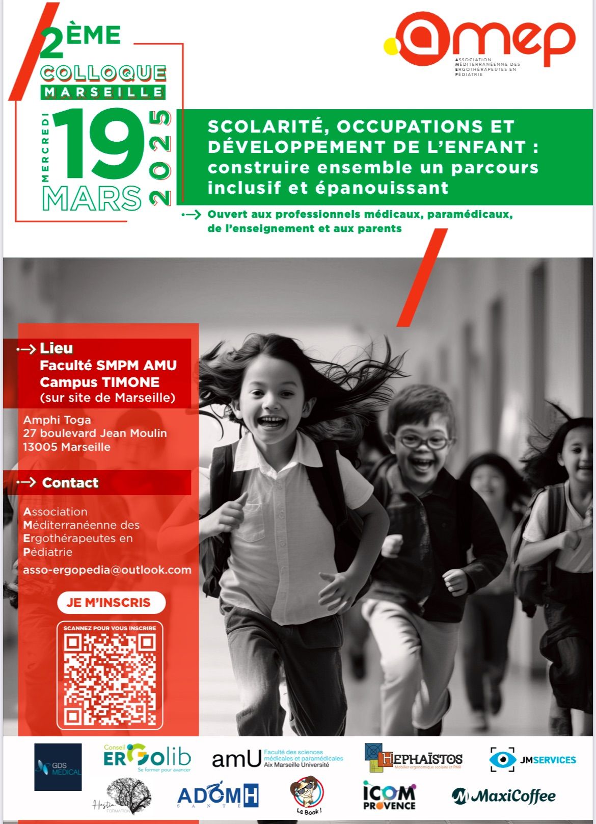 Colloque 2025 Scolarit\u00e9, occupations et d\u00e9veloppement de l\u2019enfant